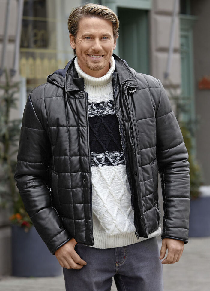Lederkurzjacke von «Cabrini» 