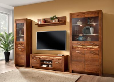 Wohnzimmerm&ouml;belprogramm mit LED-Beleuchtung 