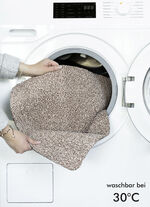 Waschbare Schmutzfangmatte für innen und aussen HELLBEIGE