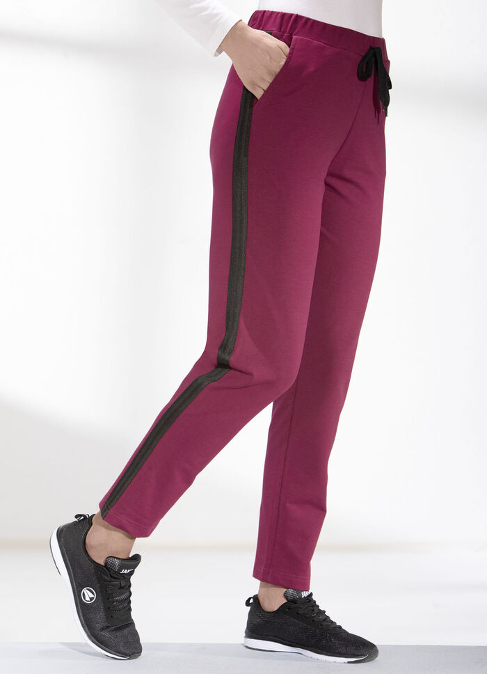 Freizeithose von «Plantier» in 4 Farben BORDEAUX-SCHWARZ