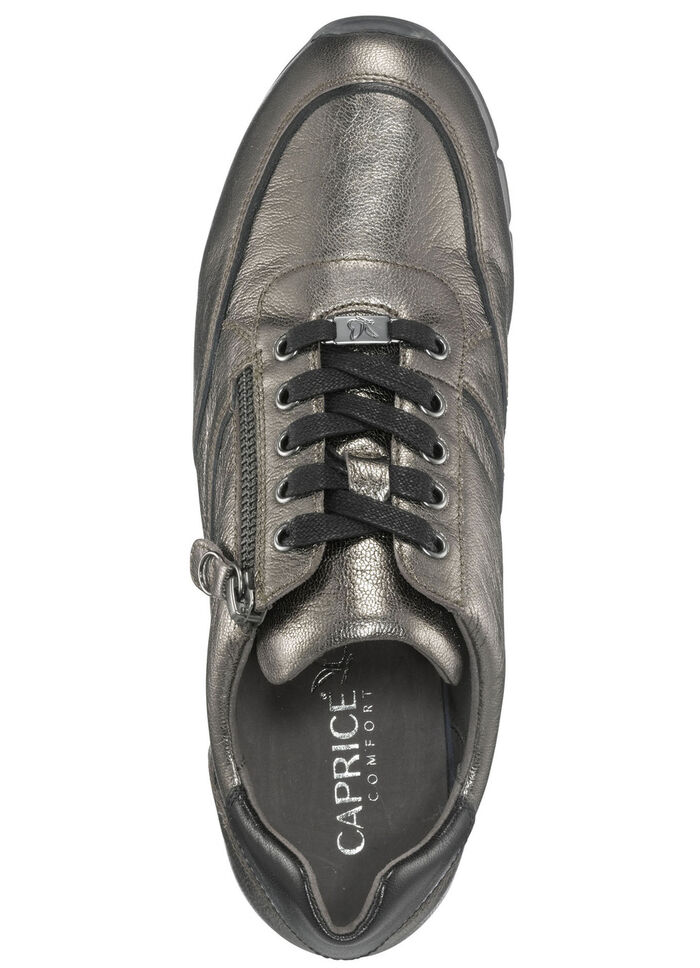 Caprice Schnürschuh mit praktischem Seitenreissverschluss BRONZE