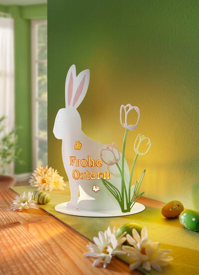 Teelichthalter &laquo;Hase&raquo; 