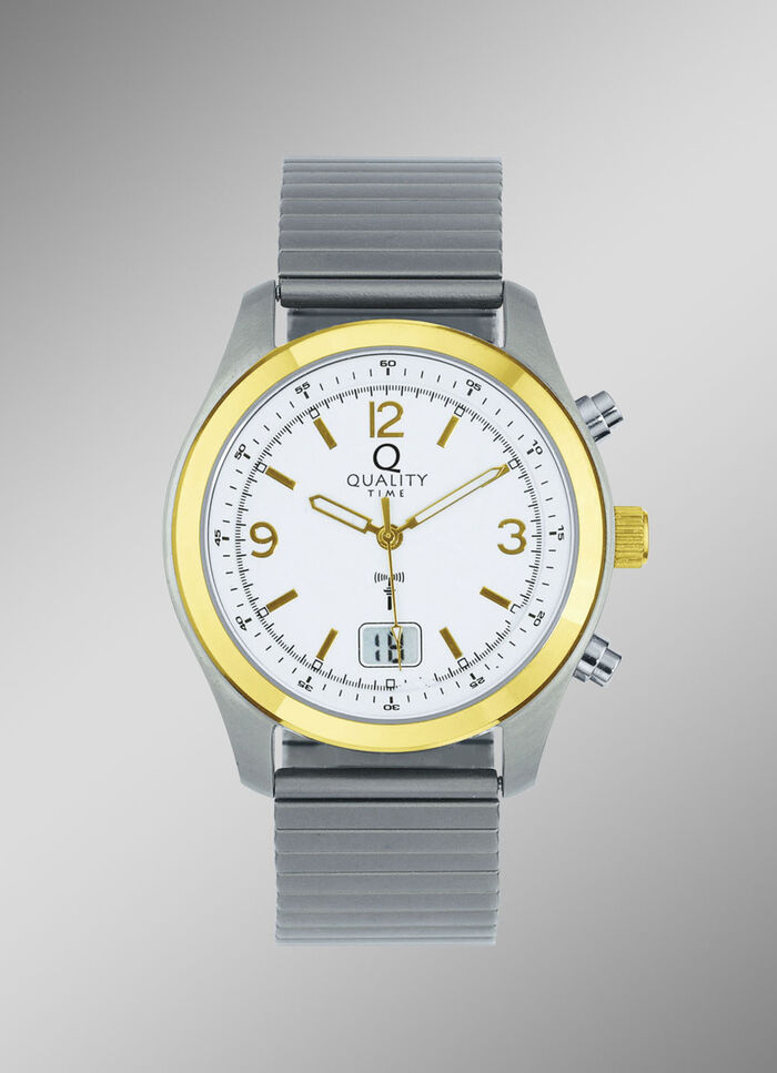 Funk-Herrenuhr mit Titangehäuse  