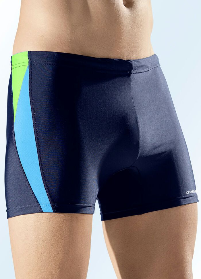Zweierpack Badepants mit bunten Einsätzen