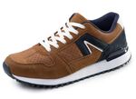 Sportliche Herren-Sneaker, mit herausnehmbarem Fussbett COGNAC-MARINE