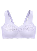  Glamorise St&uuml;tz-BH mit Stickereispitze FLIEDER