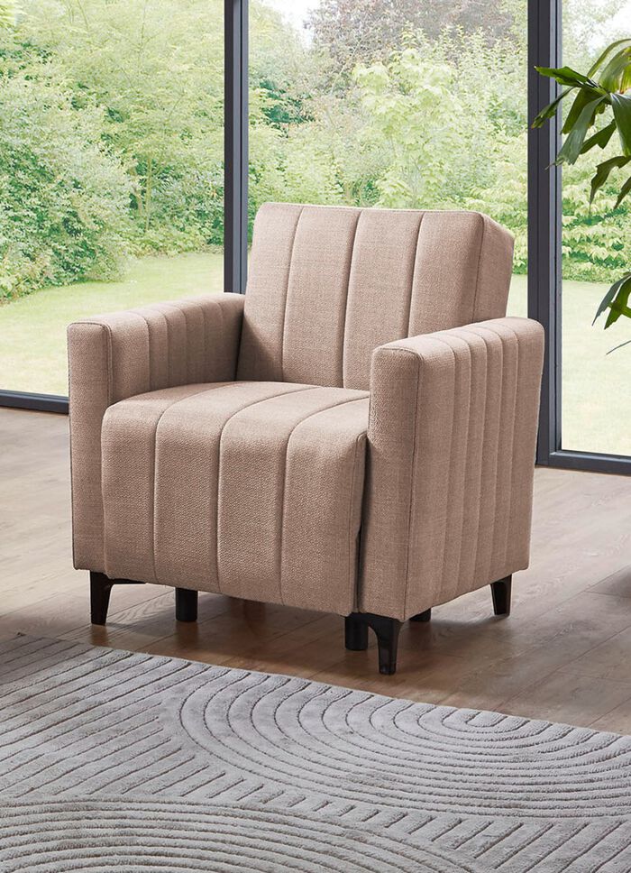 Frei im Raum aufstellbare Polsterm&ouml;bel mit Bettfunktion BEIGE