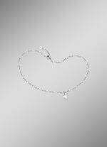 Zartes Figaro-Fusskettchen mit Herz-Anhänger 