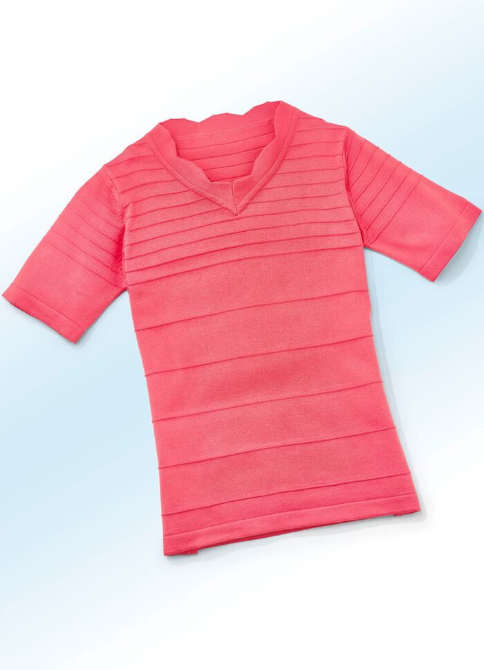 Pulli mit Seide LACHS