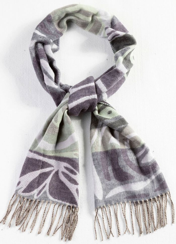 Schal mit Fantasiedessin 