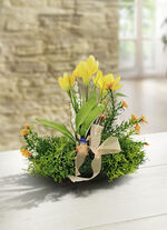 Beleuchtetes Tischgesteck, batteriebetrieben