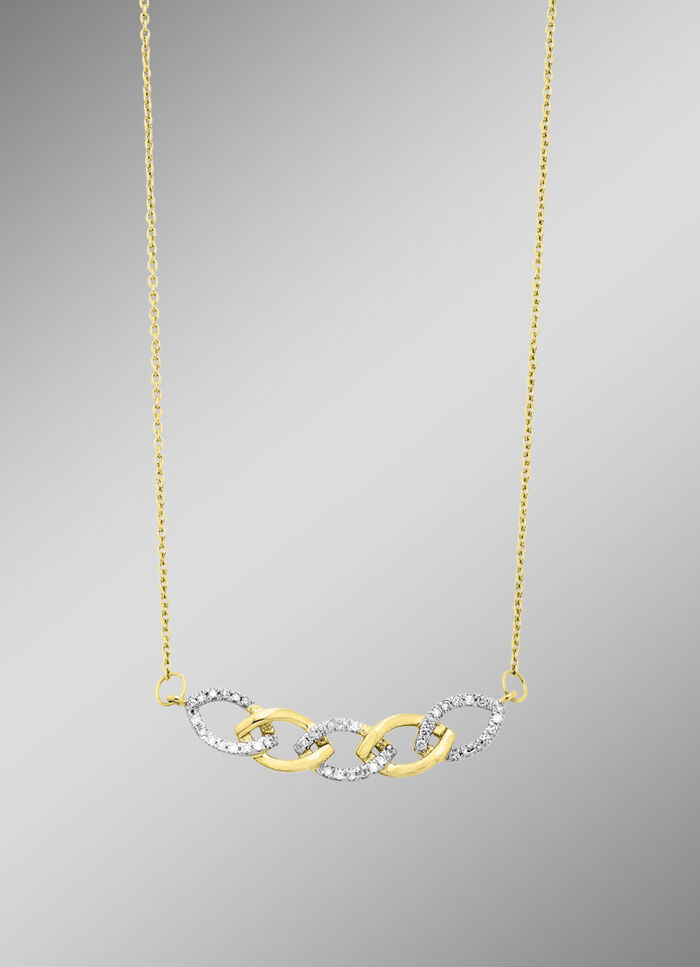 Halskette mit Diamanten 