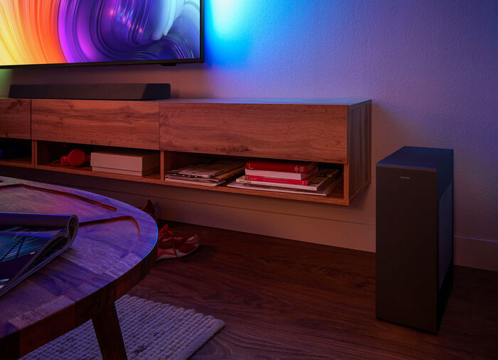 Philips &bdquo;The One&ldquo; Soundbar mit kabellosem Subwoofer 