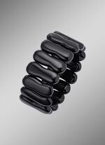 Elastisches Armband mit Onyx 