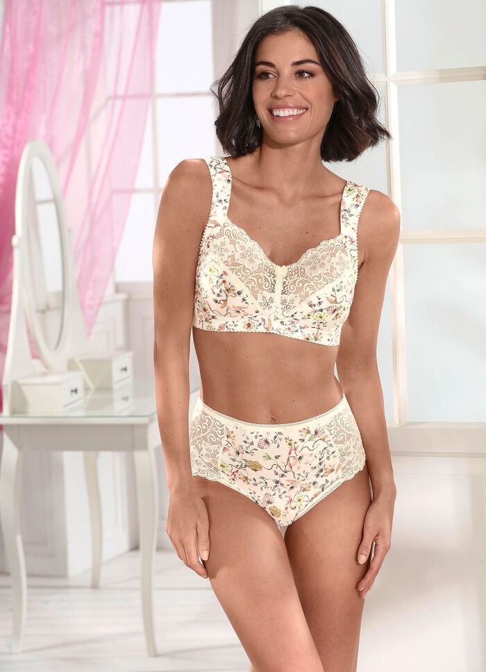 Miss Mary Slip mit farbharmonischem Floraldessin 