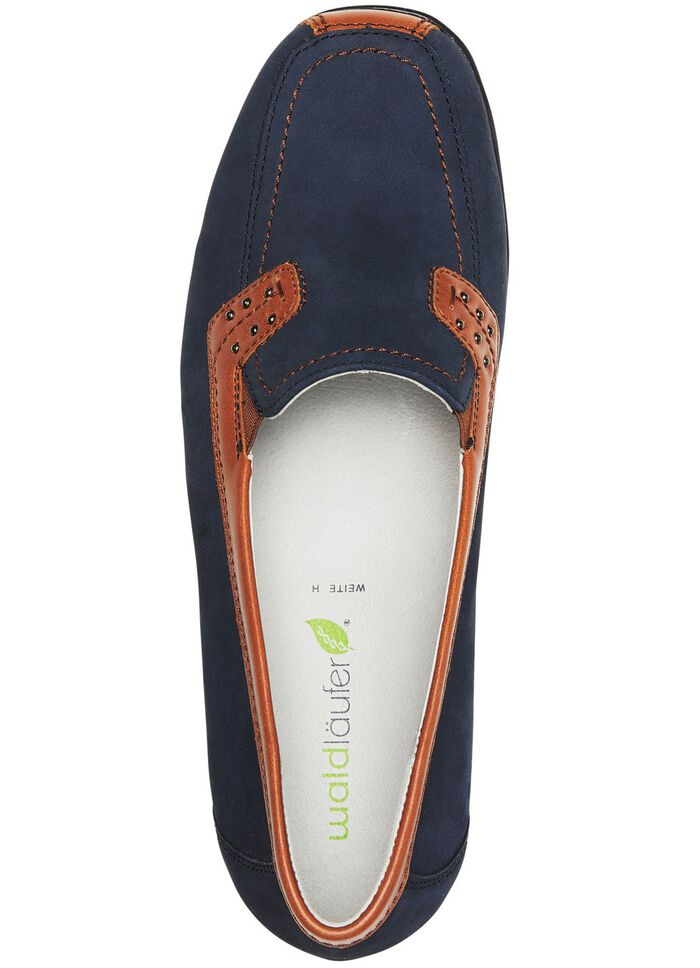 Waldl&auml;ufer, bequeme Damen-Slipper, Weite H, mit herausnehmbarem Fussbett 