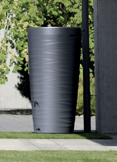 Regentonne in klassischer Wellenoptik 