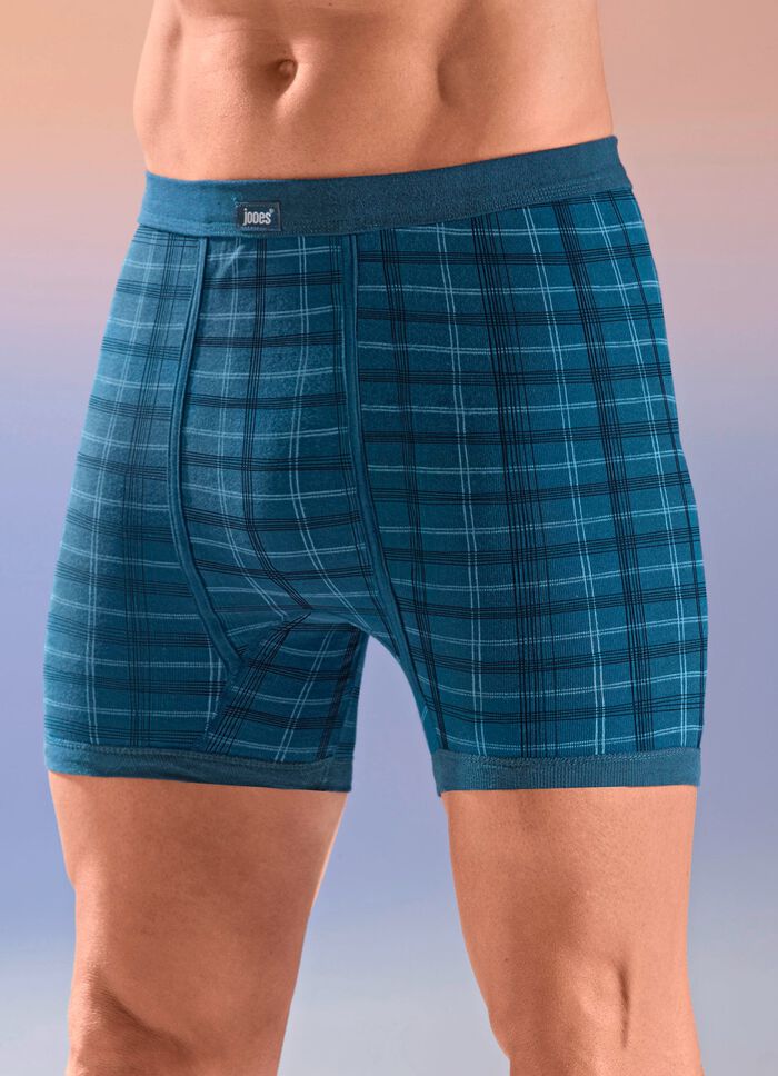 Viererpack Unterhosen mit Karodessin 