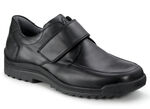 Waldläufer Klettschuh aus hochwertigem Leder SCHWARZ