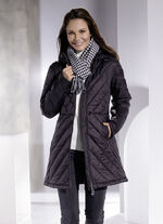 Funktions-Longjacke mit 2-Wege-Reissverschluss 