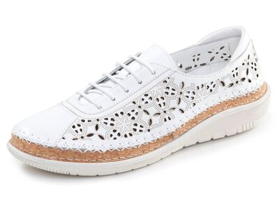 ELENA EDEN, sommerliche Damen-Schn&uuml;rschuhe, Weite H, mit herausnehmbarem Fussbett 