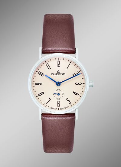 Zeitlos sch&ouml;ne Quartz-Damenuhr von Dugena 