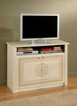 Stilvolle TV-Kommode mit hochglanzlackierter Oberfl&auml;che 