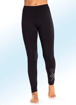 Zweierpack Leggings mit bequemem Dehnbund 2X SCHWARZ