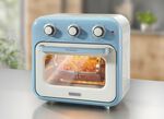 Ariete 2-in-1 Heissluft-Ofen im Vintage-Design BLAU