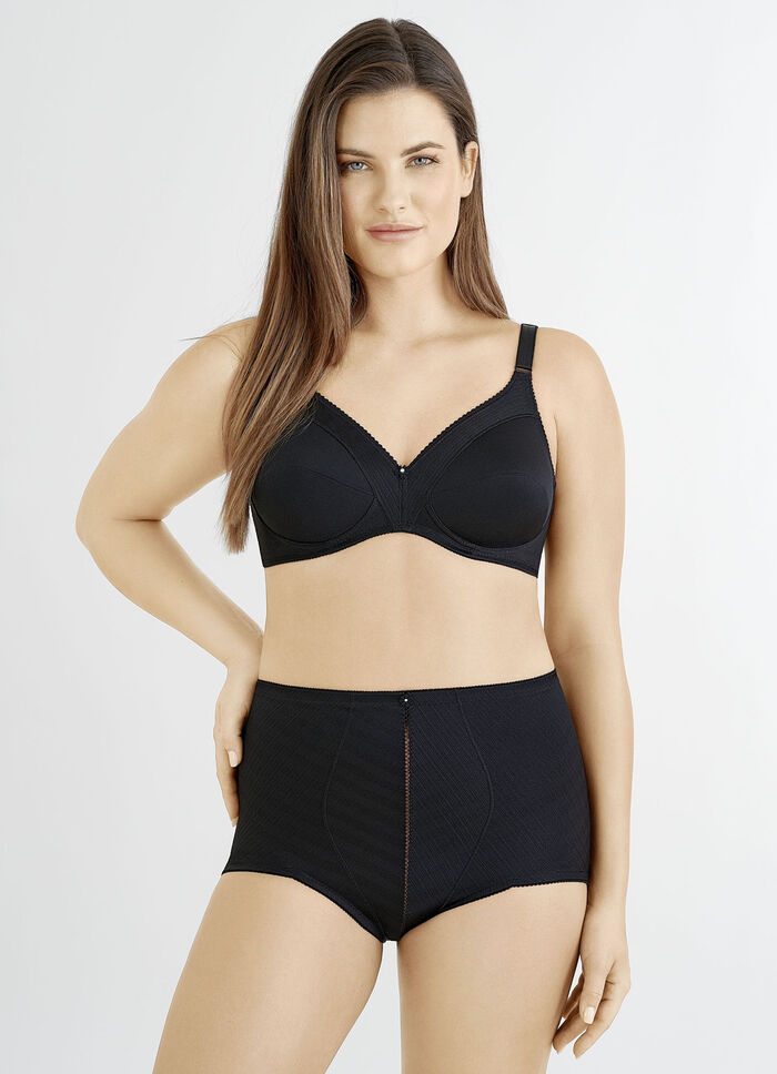 Felina Miederhose mit Vorderteilverstärkung SCHWARZ