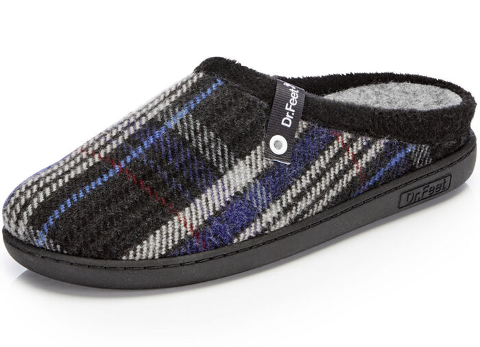 Pantoffel aus Filz BLAU