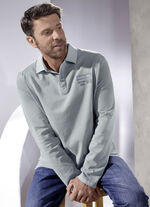 Poloshirt von &laquo;Milano Italy&raquo; in 2 Farben EISGRAU