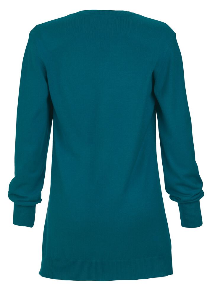 Strickjacke mit Modal  PETROL