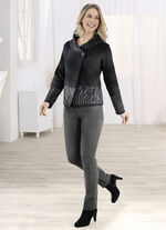 Hose mit angenehm weicher, w&auml;rmender Innenseite ANTHRAZIT MEL.