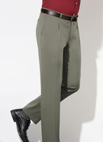 «Klaus Modelle»-Unterbauchhose mit Gürtel in 5 Farben OLIV