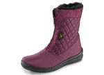 ELENA EDEN Stiefelette aus wetterfestem Textilmaterial BORDEAUX
