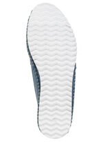 Andrea Conti, klassische Damen-Slipper, Weite G, mit herausnehmbarem Fussbett BLAU