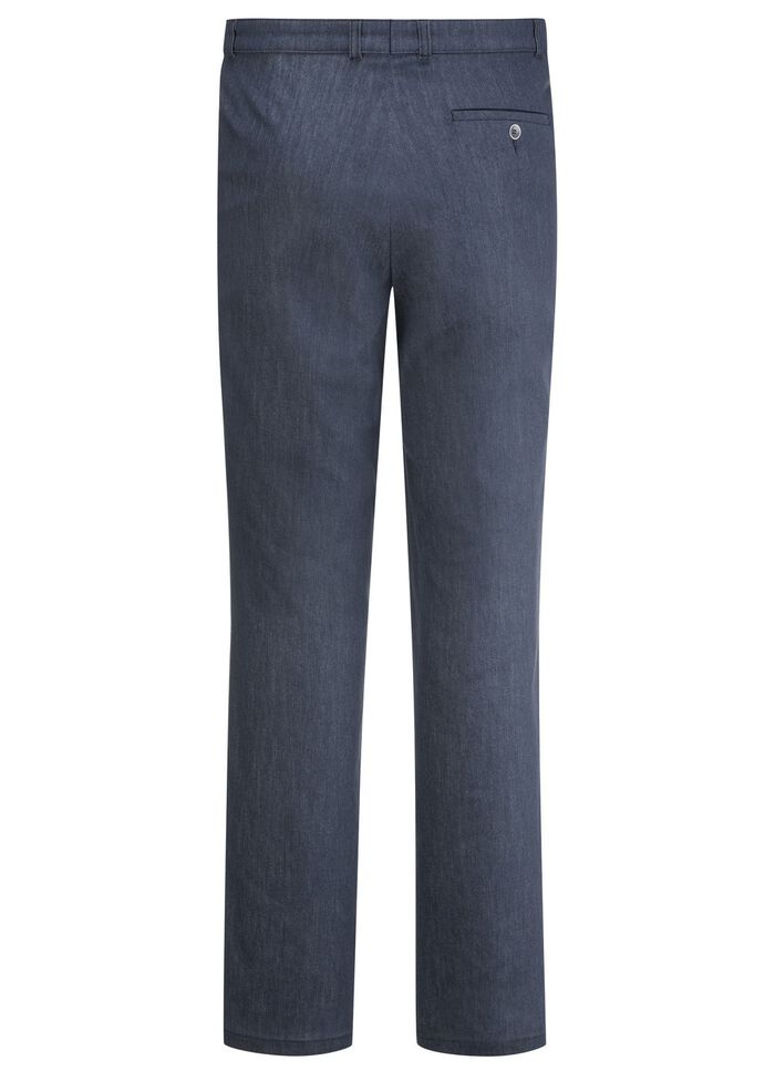 &laquo;Klaus Modelle&raquo;-Edeljeans mit Bundfalten in 2 Farben BLAU