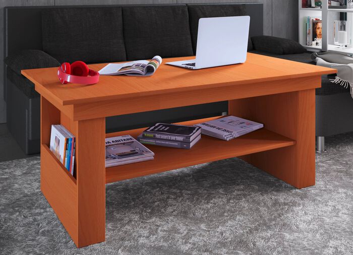 Couchtisch auch h&ouml;henverstell- und ausziehbar 