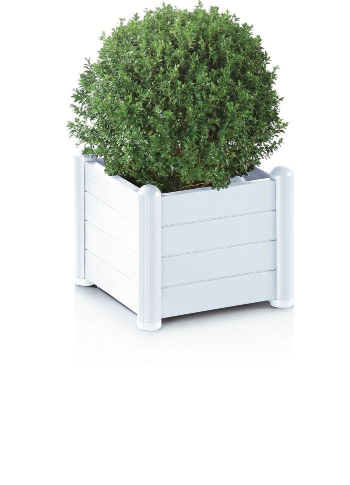 Pflanzkasten aus wetterbest&auml;ndigem Kunststoff 