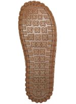 Gemini Slipper mit seitlich eingesetzten Gummiz&uuml;gen WEISS-ORANGE