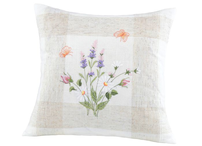 Tisch- und Raumdekoration mit floralem Dessin 