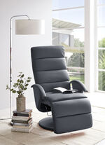 Relax-Sessel mit stabilem Metallrahmen GRAU