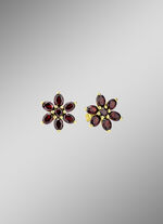 Ohrstecker mit echt Granat 