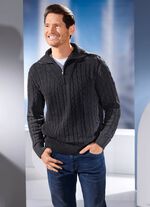 Troyer mit kurzem Reissverschluss in 5 Farben 