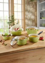 Traditionelle Kr&uuml;ger-Emaille-Serie Juist aus Stahl-Emaille 