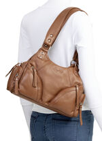 Laurina, Tasche, Damen, aus Leder COGNAC