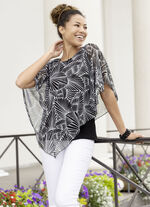 Interessante Poncho-Tunika 