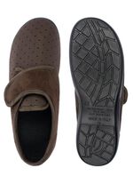 Aerosoft&reg; Flex Stretch-Klettslipper von J&uuml;rgen Hirsch&reg; BRAUN