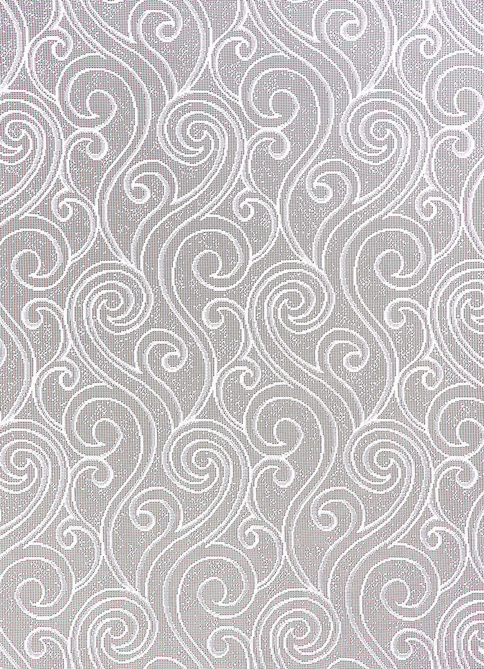 Jacquard-Store mit gebogten Abschlüssen 